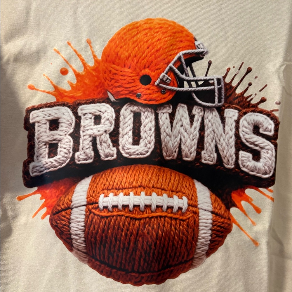 Cleveland Browns NFL T-Shirt XL Unisex Football Graphic Tee Gildan Heavy Cotton